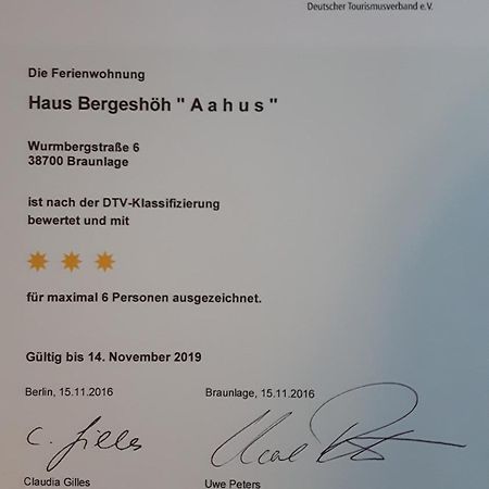 Haus Bergeshoeh Braunlage Exterior photo